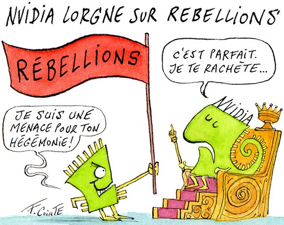 Dessin: Nvidia se rapproche de Rebellions, l’étoile montante coréenne
